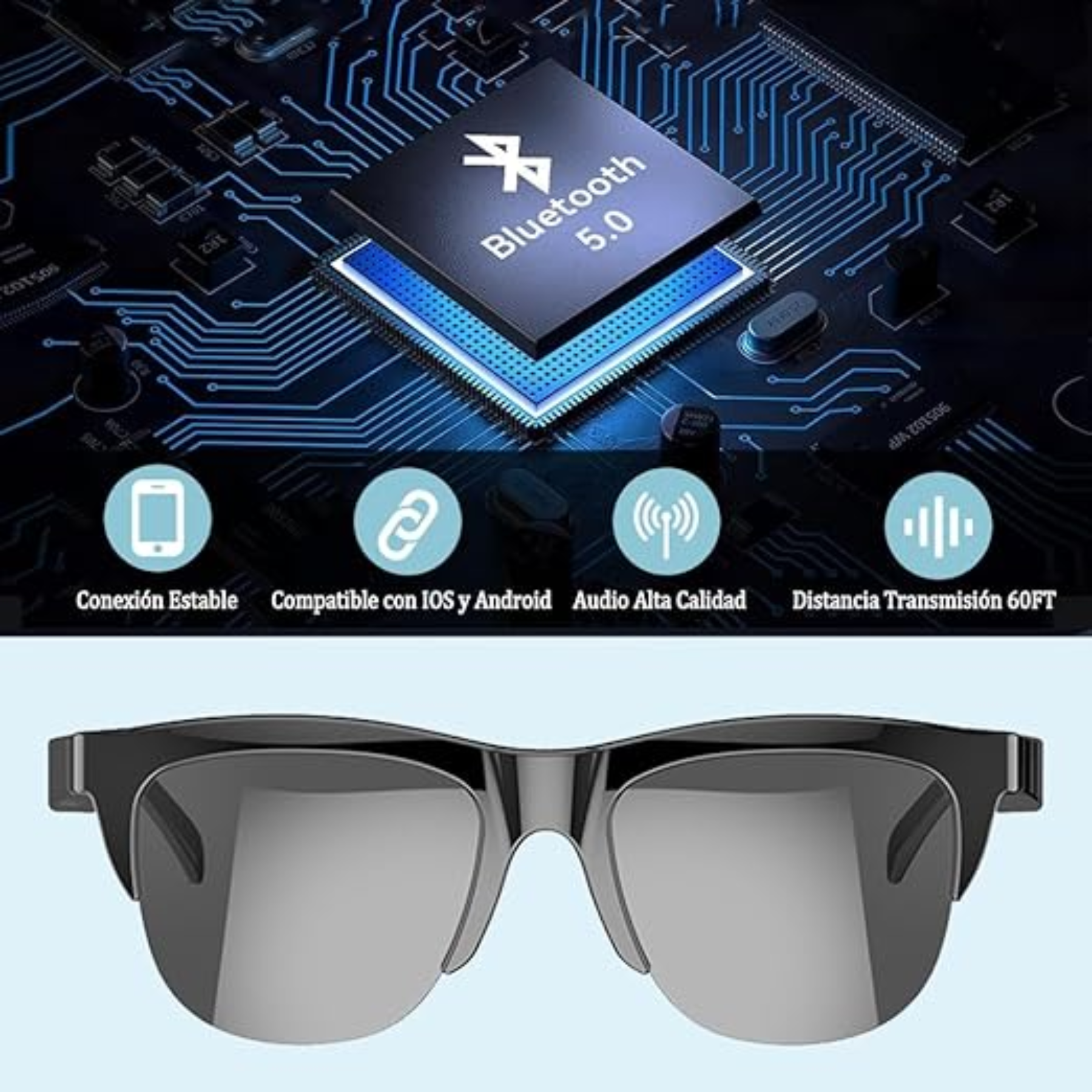 Lentes Bluetooth Audifonos Inalambricos F06